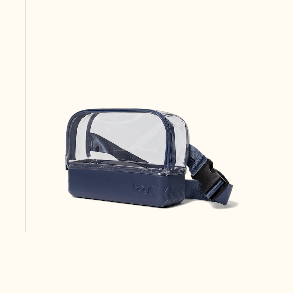 Bogg Stadium Bag You Navy Me Crazy Sunny Getaway Carryall Lightweight Sandproof Reinforced Grip Handles for Boat Excursions