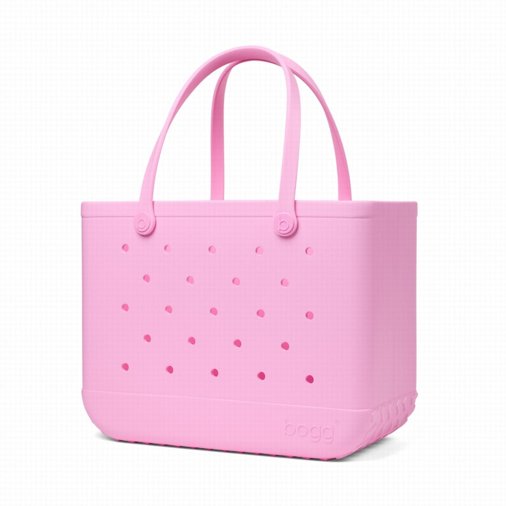 Original Bogg Bag Pink Taffy Beach Picnic Storage Bag Portable Oversized Reinforced Grip Handles for Outdoor Sports