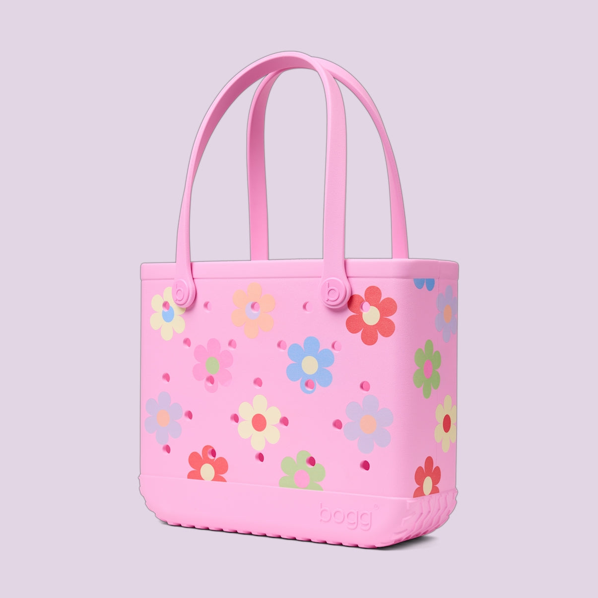 Baby Bogg Bag Happy Flowers Water Sports Travel Tote Lightweight Washable with Travel Accessory Pouch for Family Beach Days Travel Organizer Vacation Essentials for Women