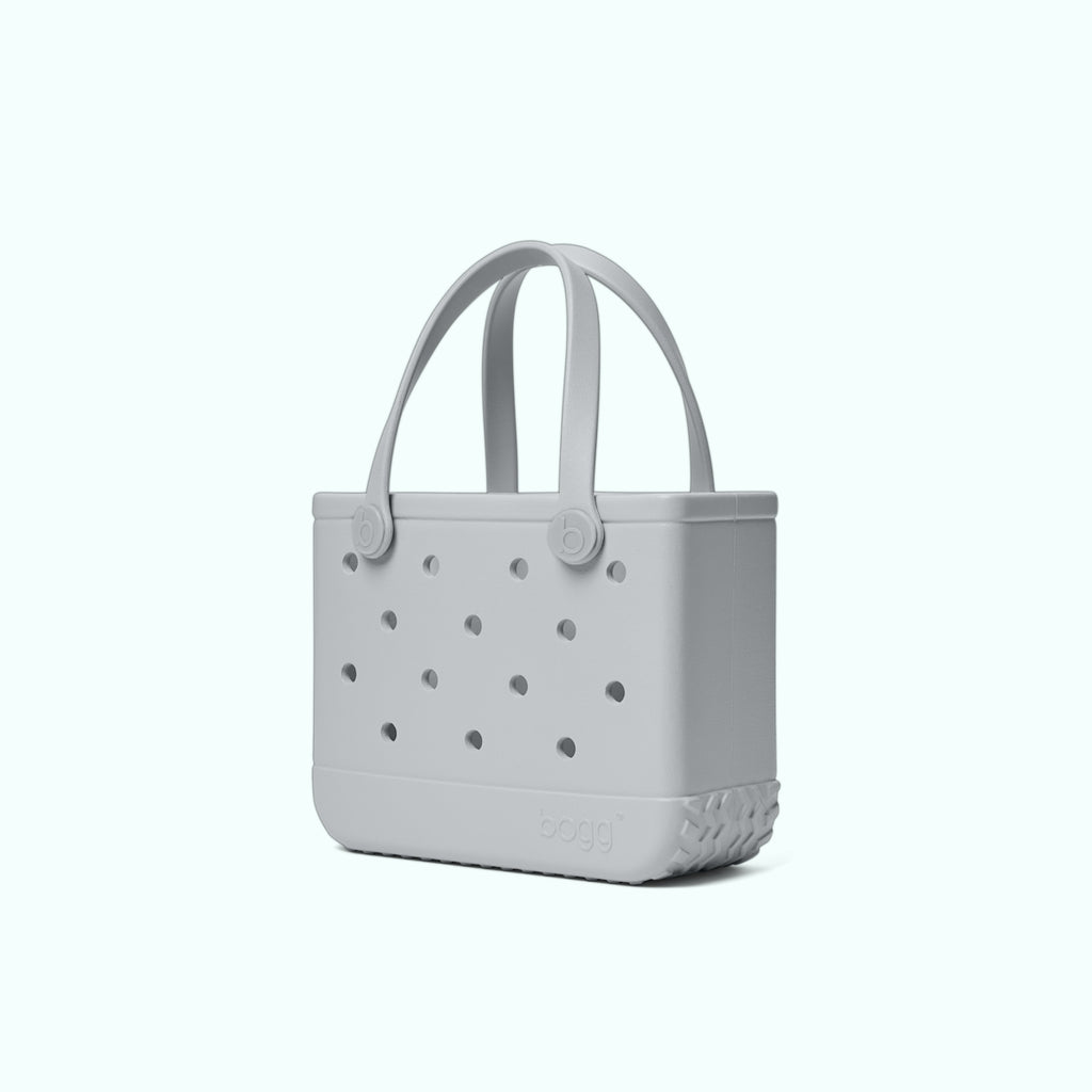 Bitty Bogg Bag Shades of Gray Tropical Resort Beach Bag Premium Tip Resistant Easy Maintenance Surface for Weekend Travel