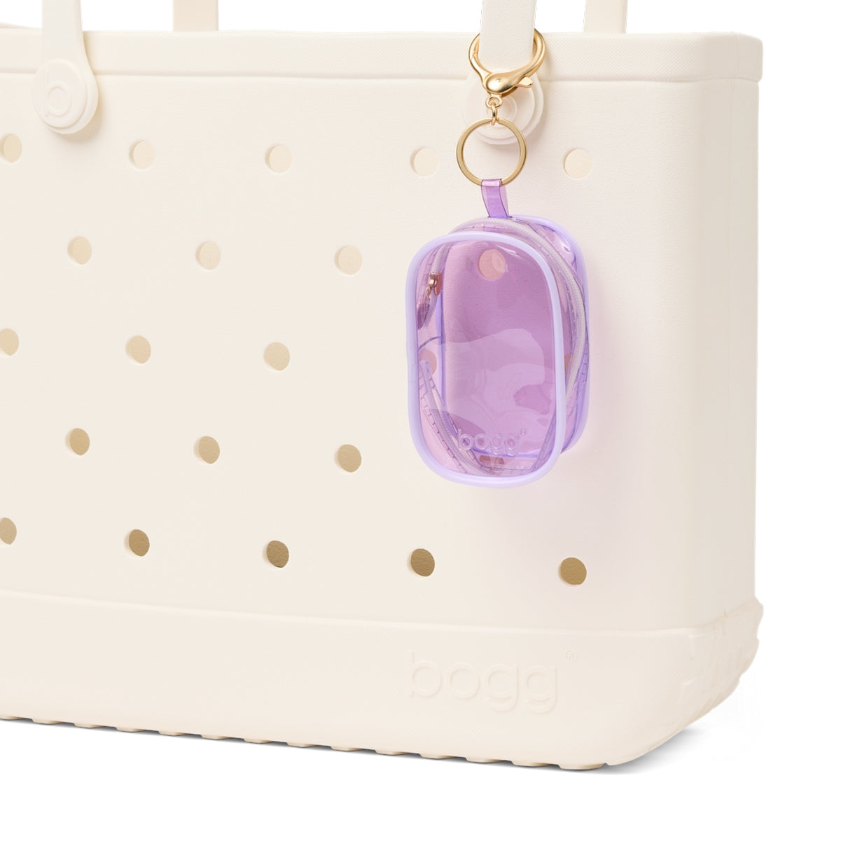 Bubble Bogg I Lilac You A Lot Women's Waterproof Beach Tote Travel Friendly Washable with Reinforced Handles for Weekend Getaways Travel Organizer Vacation Essentials for Women