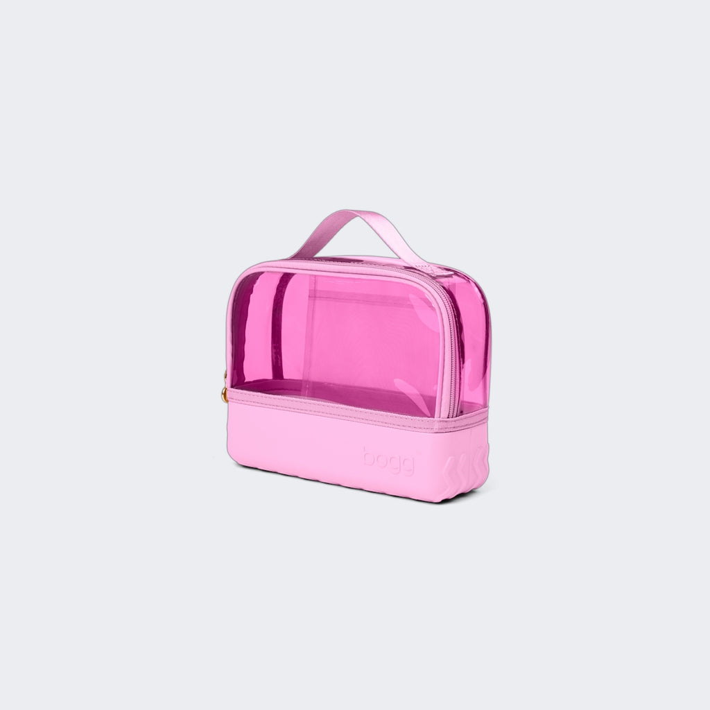Boggs N' Ends Pink Taffy Cruise Ship Essentials Tote Ultra Durable Easy Clean Waterproof Phone Pouch Included for Resort Vacations