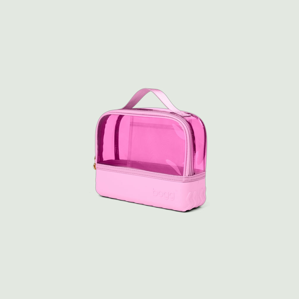 Boggs N' Ends Pink Taffy Travel Smart Beach Bag Heavy Duty Sandproof Extra Wide Opening for Women