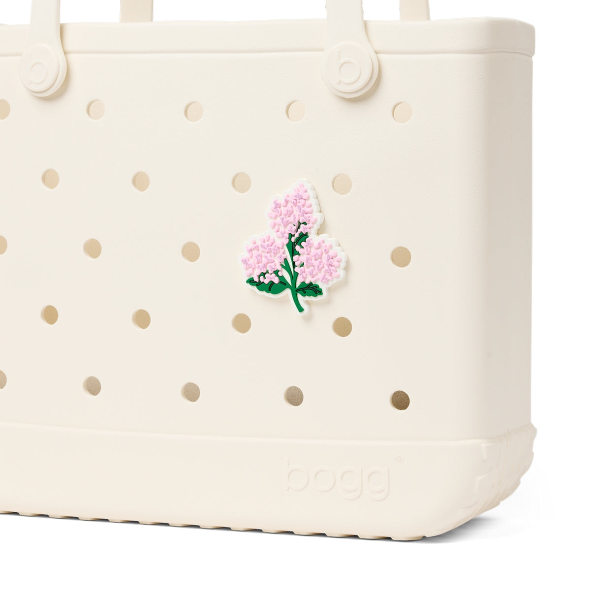 Bogg Bit Pink Hydrangea Adventure Ready Beach Tote Luxury Tip Resistant Waterproof Phone Pouch Included for Resort Vacations