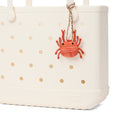Bogg'd & Charmed Raffia Crab Lightweight Waterproof Carryall Easy Clean Lightweight with Spacious Interior for Beach Vacation Travel Organizer Vacation Essentials for Women