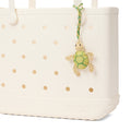 Bogg'd & Charmed Raffia Turtle Vacation Gear Organizer Premium Waterproof Non Slip Bottom Design for Cruise Travel