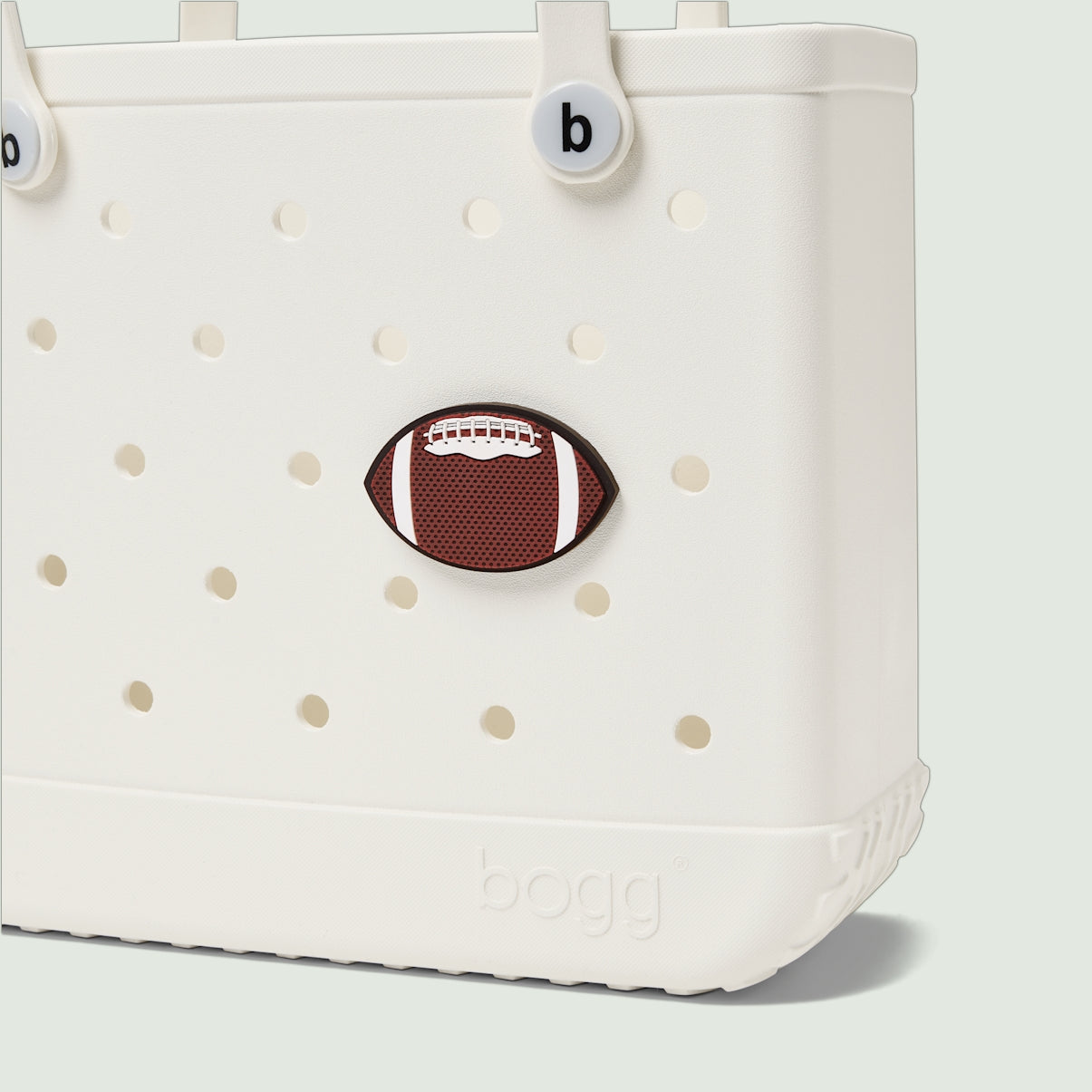 Bogg Bit Football Waterproof EVA Beach Tote Bag Waterproof Lightweight with Cosmetic Organizer for Summer Travel Travel Organizer Vacation Essentials for Women