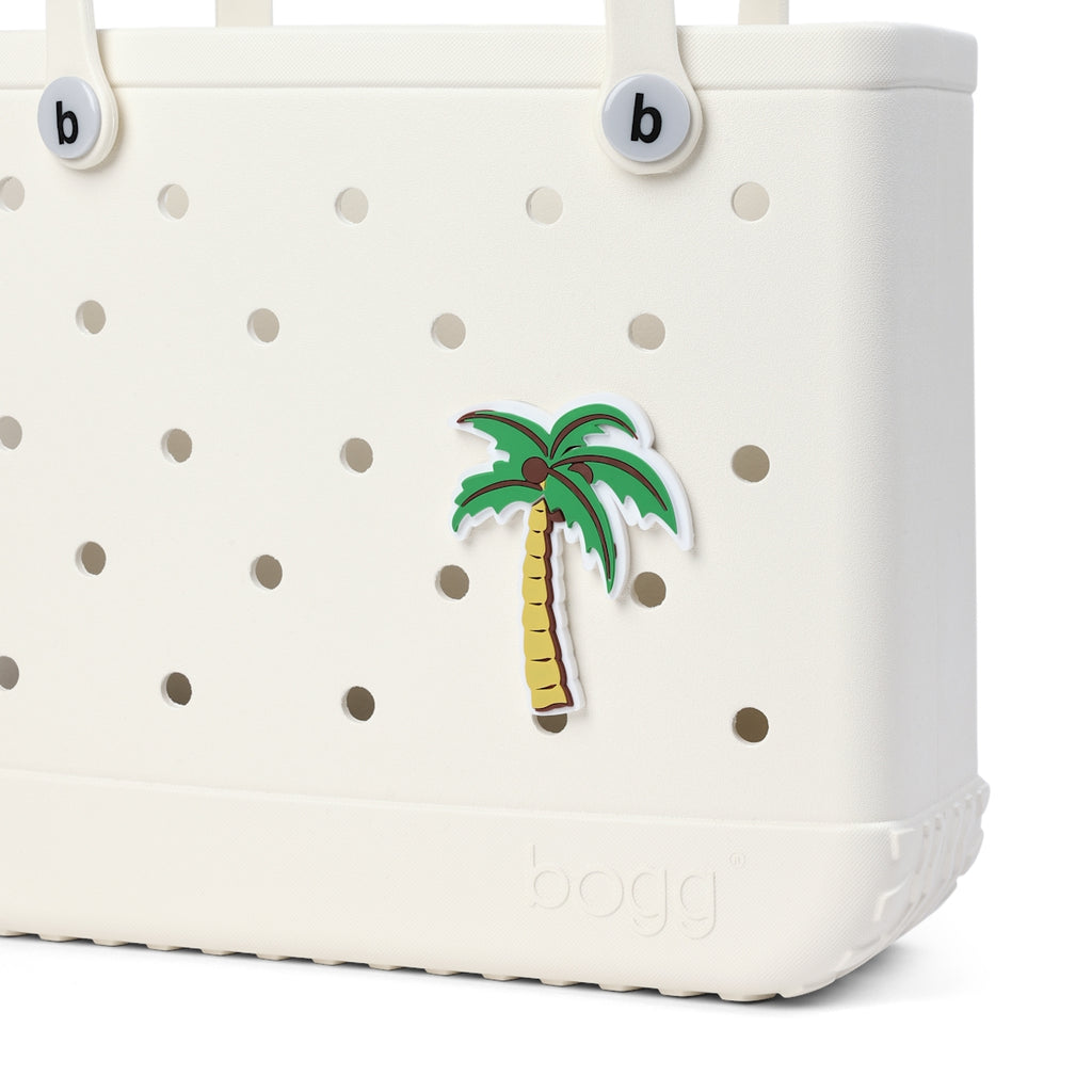 Bogg Bit Palm Tree Open Top Beach Organizer Lightweight Sandproof with Cosmetic Organizer for Outdoor Adventures Travel Organizer Vacation Essentials for Women