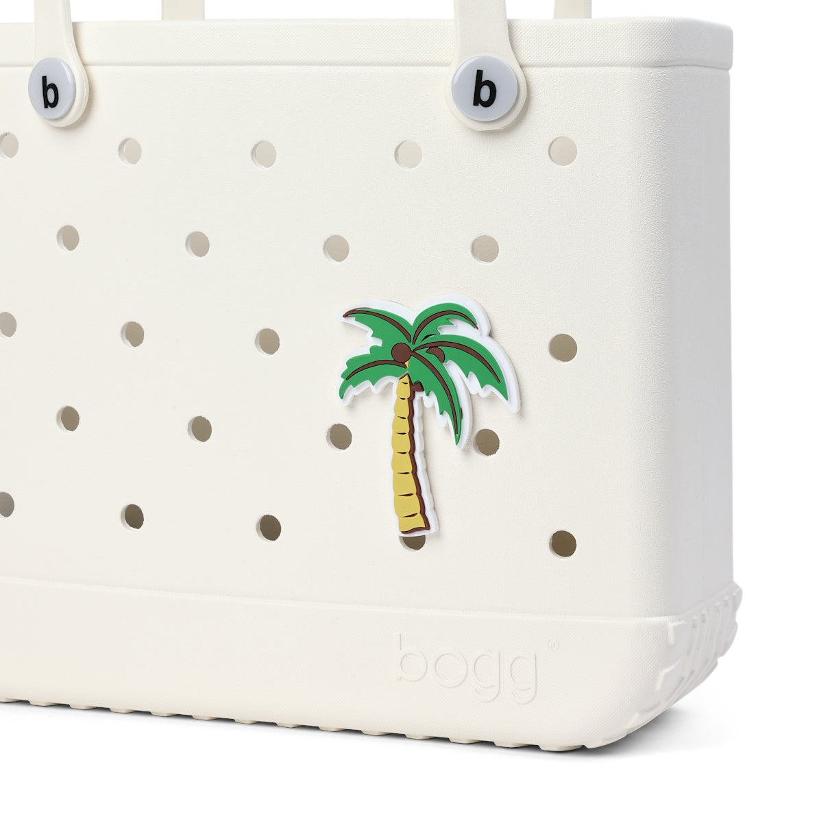 Bogg Bit Palm Tree Open Top Beach Organizer Lightweight Sandproof with Cosmetic Organizer for Outdoor Adventures Travel Organizer Vacation Essentials for Women