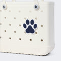 Bogg Bit Paw Waterproof EVA Beach Tote Bag Oversized Travel Friendly with Cosmetic Organizer for Beach Vacation Travel Organizer Vacation Essentials for Women