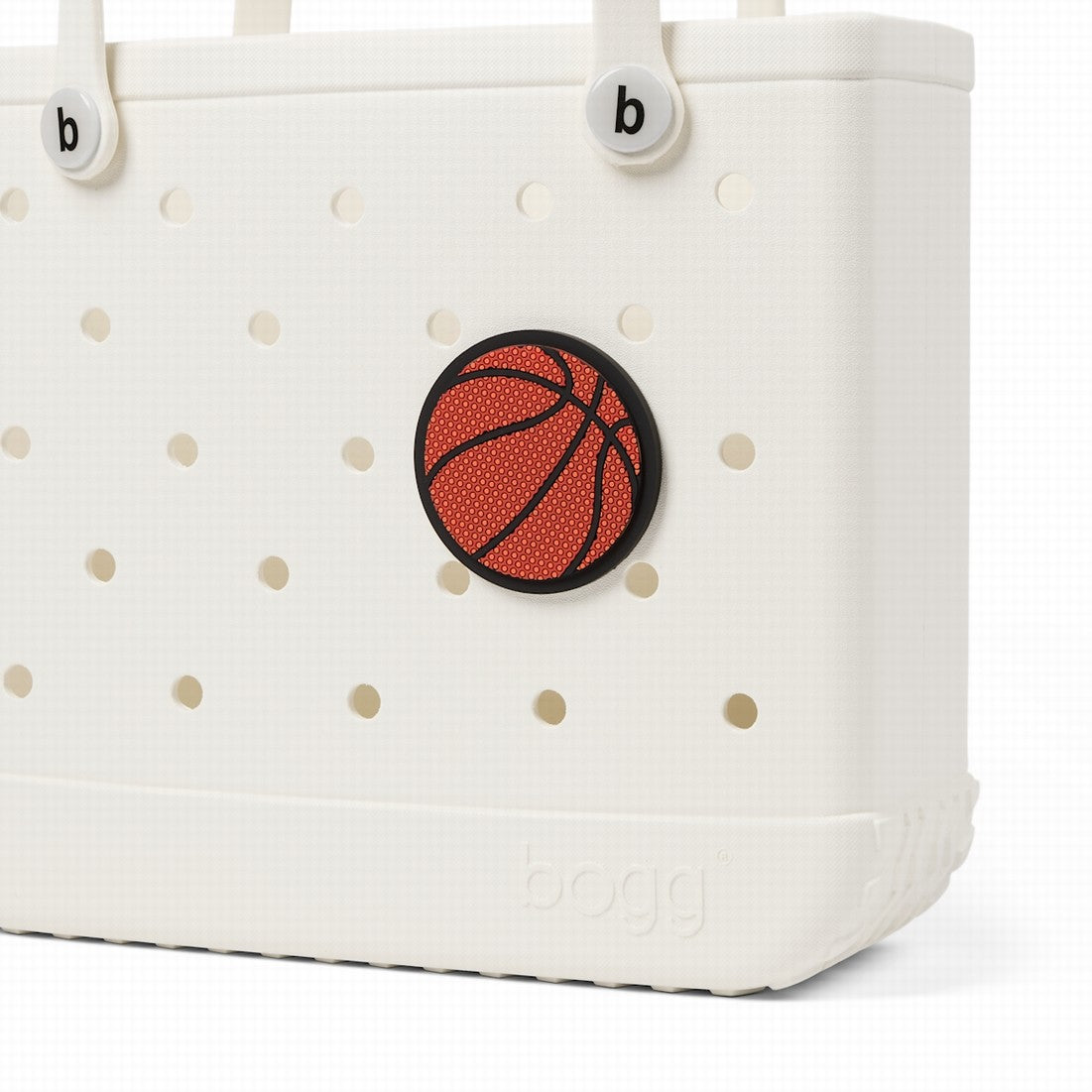 Bogg Bit Basketball Cruise Essentials Travel Tote Tip Resistant Oversized with Cosmetic Organizer for Pool Days Travel Organizer Vacation Essentials for Women