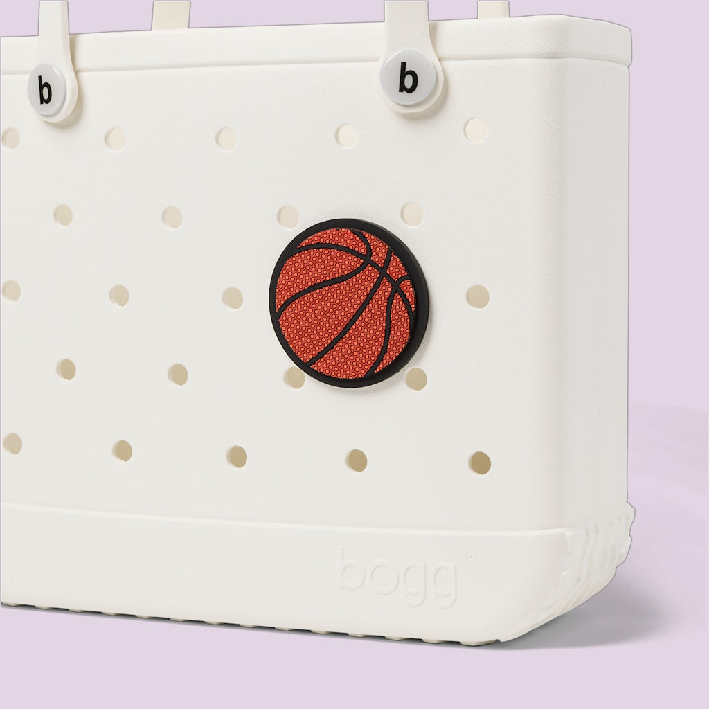 Bogg Bit Basketball Boat Trip Waterproof Tote Lightweight Easy Clean with Makeup Bag for Boat Trips Travel Organizer Vacation Essentials for Women