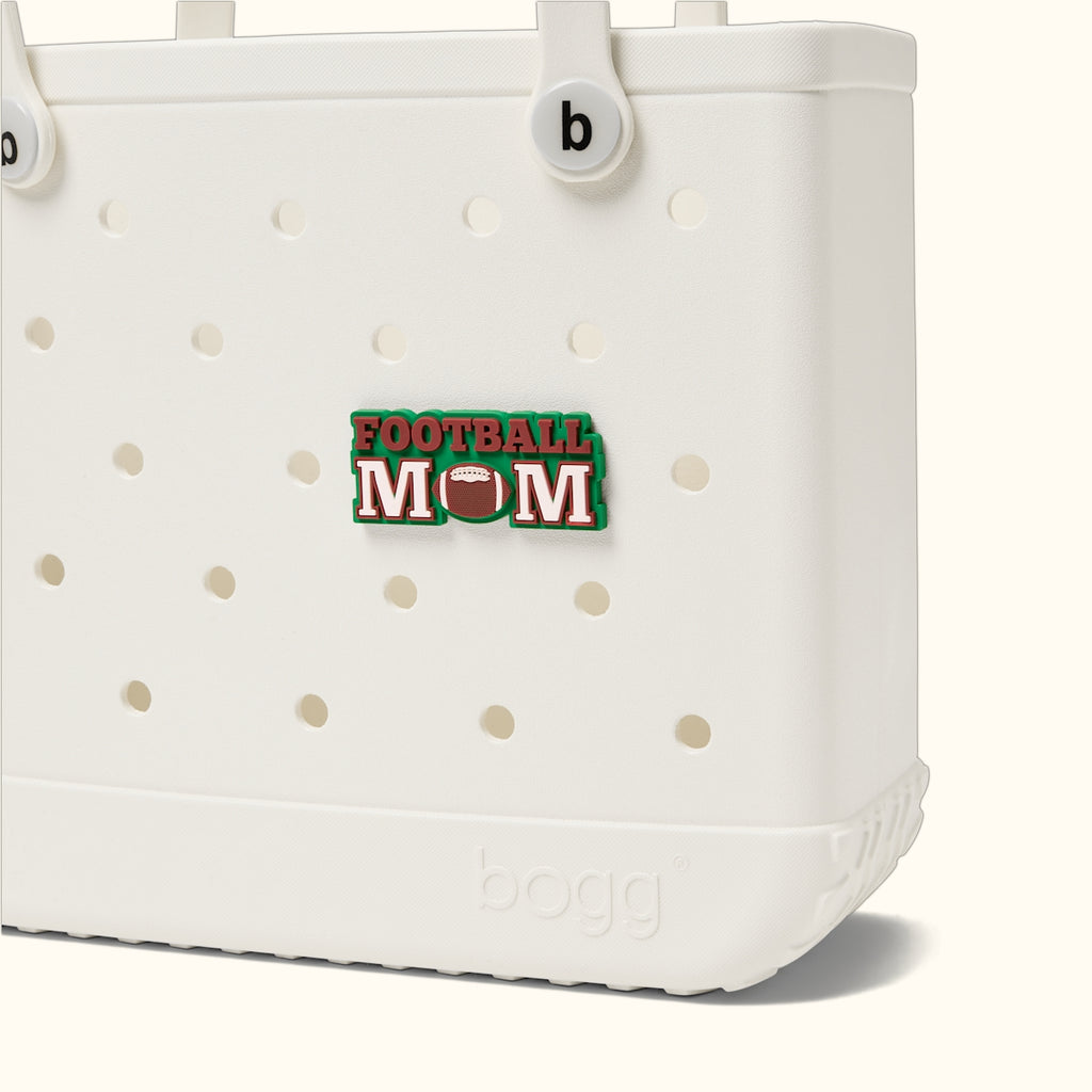 Bogg Bit Football Mom Water Sports Travel Tote Oversized Travel Friendly with Easy Clean Surface for Resort Holidays Travel Organizer Vacation Essentials for Women