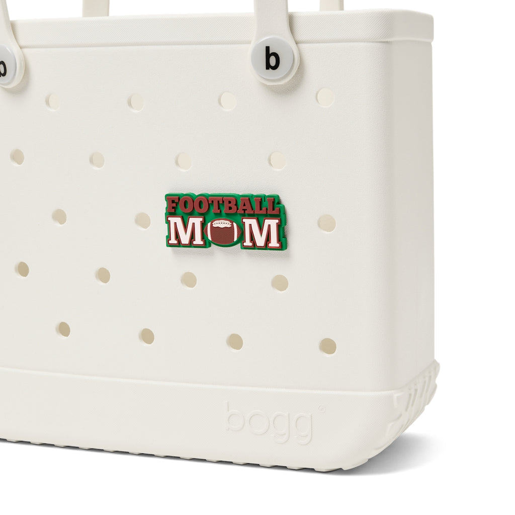 Bogg Bit Football Mom Lightweight Waterproof Carryall Washable Lightweight with Easy Clean Surface for Water Sports Travel Organizer Vacation Essentials for Women