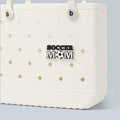 Bogg Bit Soccer Mom Travel Companion Beach Tote Ultra Durable Oversized Adjustable Shoulder Strap for Family Trips