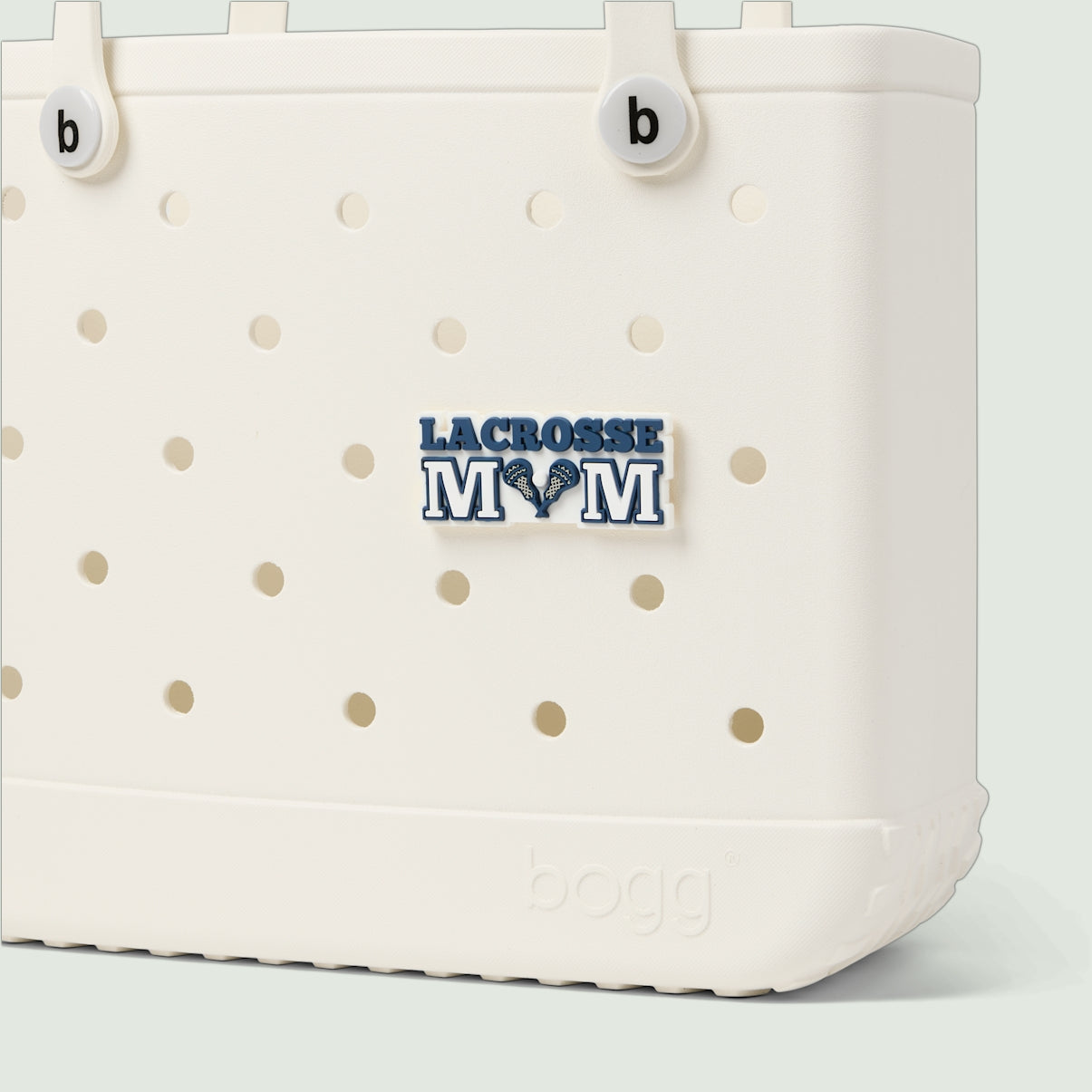 Bogg Bit Lacrosse Mom Beach Club Waterproof Tote Stylish Travel Friendly Open Top Access Access for Outdoor Sports