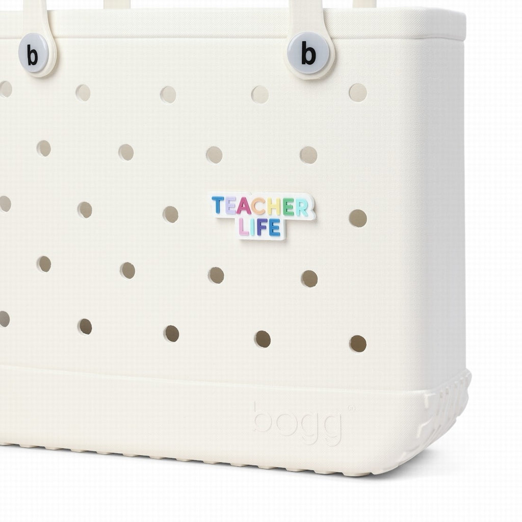 Bogg Bit Teacher Life Water Sports Travel Tote Durable Tip Resistant with Reinforced Handles for Camping Trips Travel Organizer Vacation Essentials for Women