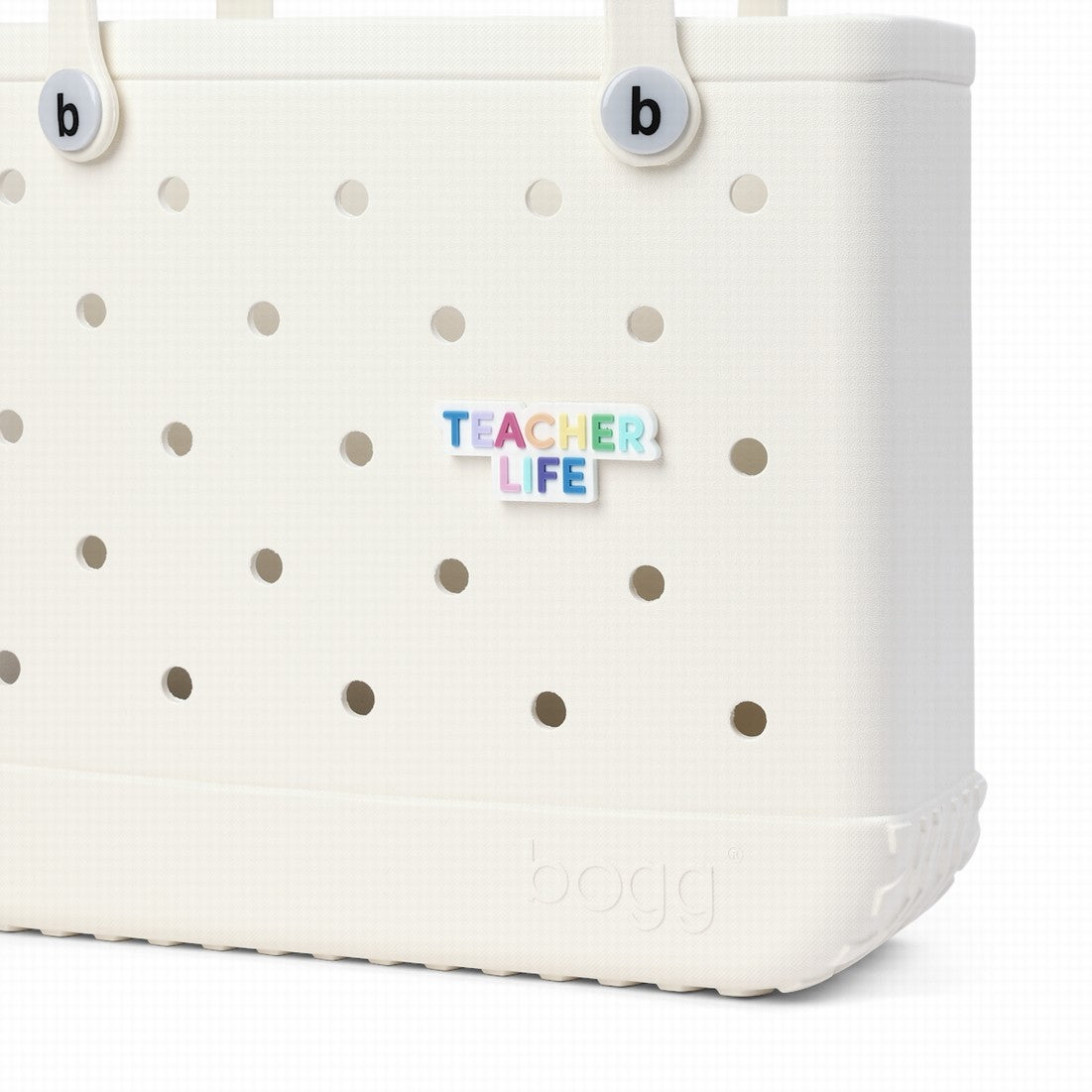 Bogg Bit Teacher Life Water Sports Travel Tote Durable Tip Resistant with Reinforced Handles for Camping Trips Travel Organizer Vacation Essentials for Women