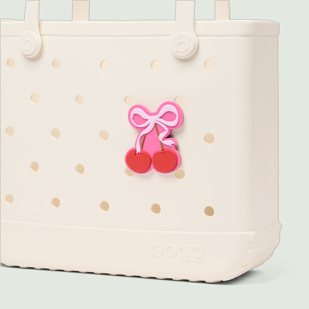 Bogg Bit Cherry Bow Vacation Gear Organizer Functional Waterproof Non Slip Bottom Design for Resort Vacations