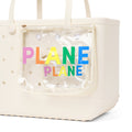 Decorative Insert Plane Poolside Storage Carryall Durable Oversized with Travel Accessory Pouch for Lake Adventures Travel Organizer Vacation Essentials for Women
