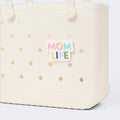 Bogg Bit Mom Life Seaside Family Tote Stylish Travel Friendly Deep Storage Interior for Pool Activities