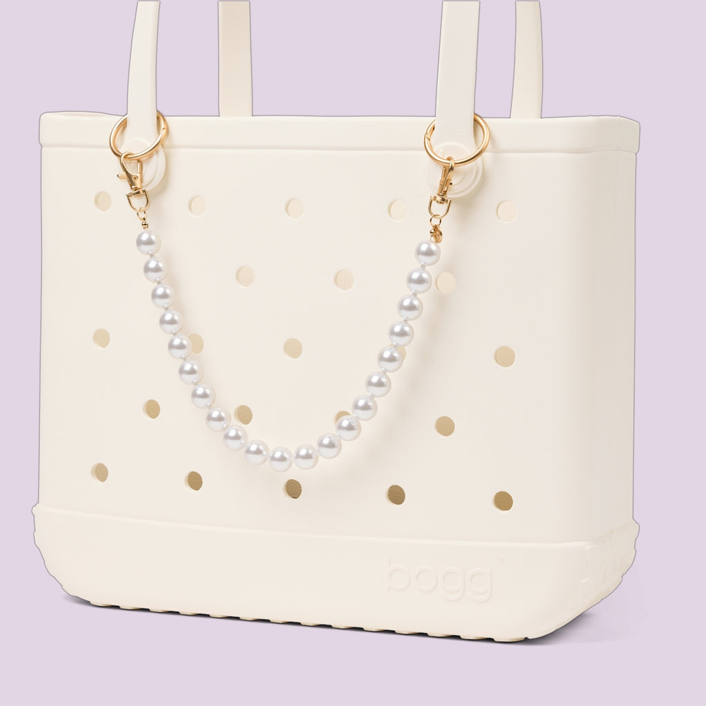 Bogg'd & Charmed String of Pearls Ocean Breeze Carryall Portable Tip Resistant Non Slip Bottom Design for Beach Holidays