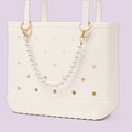 Bogg'd & Charmed String of Pearls Ocean Breeze Carryall Portable Tip Resistant Non Slip Bottom Design for Beach Holidays
