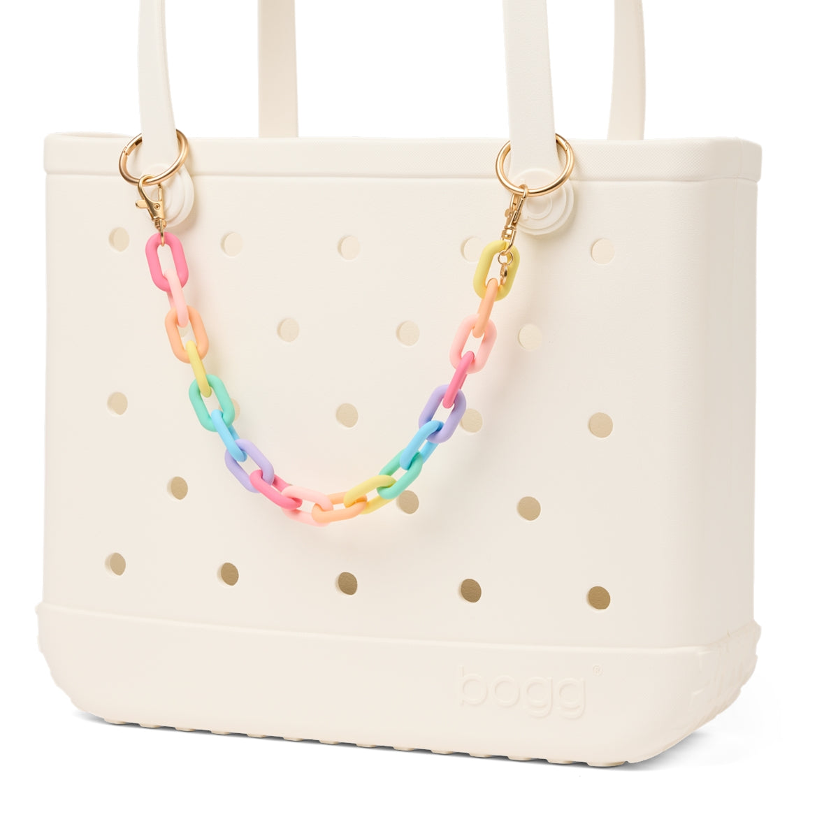 Bogg'd & Charmed Rainbow Chain Sunshine Travel Organizer Heavy Duty Easy Clean Open Top Access Access for Women
