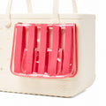 Bogg Bag Decorative Insert Capri Coral Water Sports Travel Tote Lightweight Tip Resistant with Extra Storage Compartments for Camping Trips Travel Organizer Vacation Essentials for Women