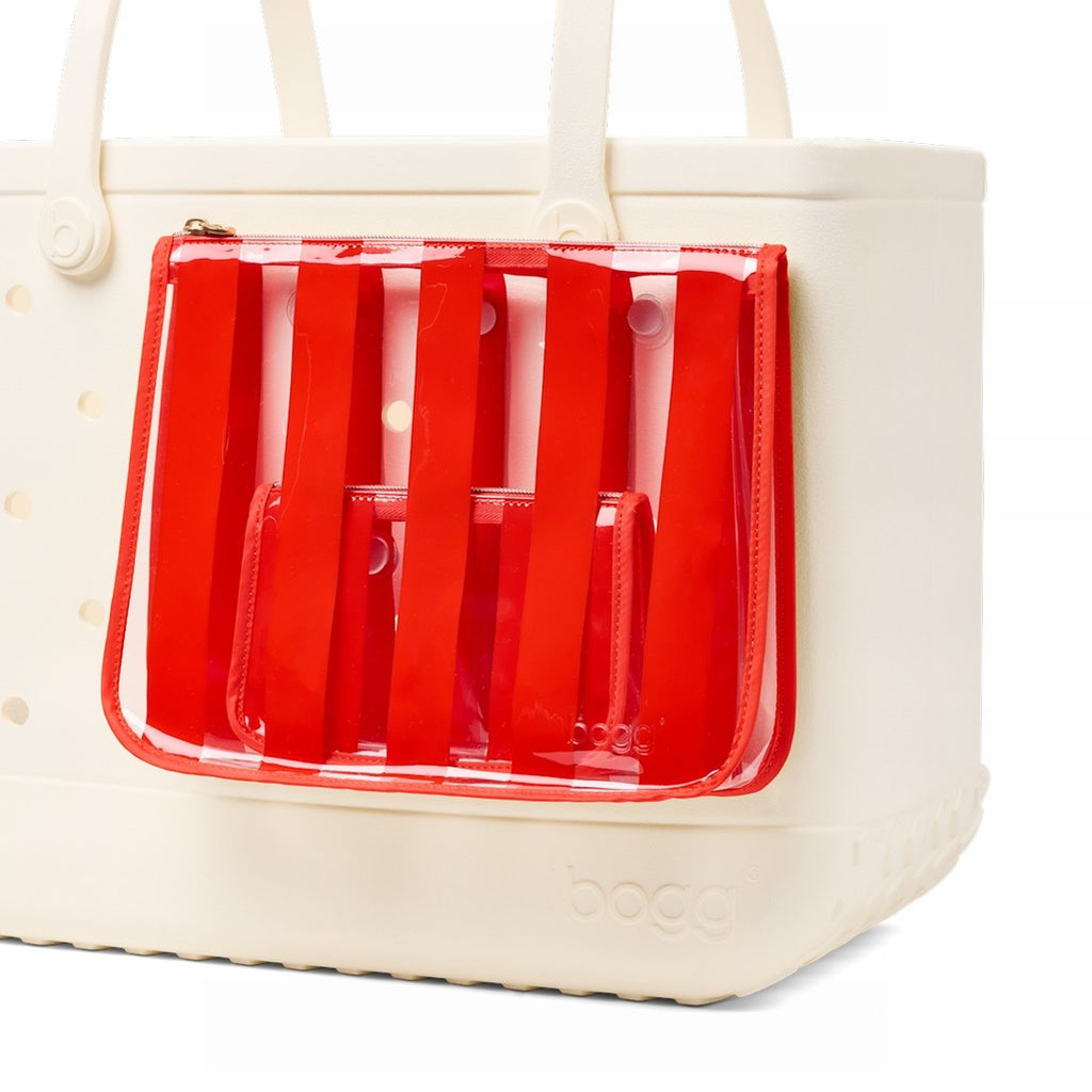 Bogg Bag Decorative Insert Buoy Red Weekend Escape Carryall Premium Quick Dry Adjustable Shoulder Strap for Beach Holidays
