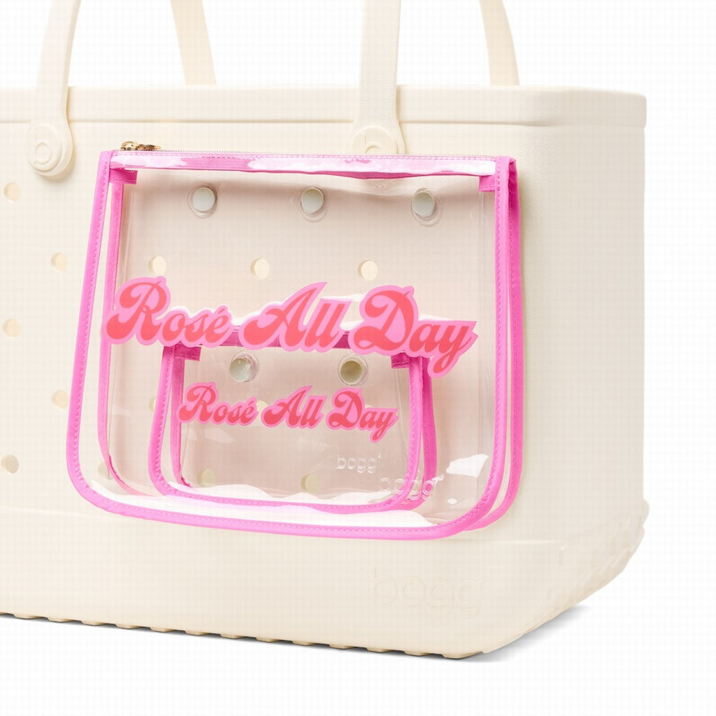 Bogg Bag Decorative Insert Rose All Day Coastal Travel Beach Bag Ultra Durable Quick Dry Accessory Organizer Pouch for Outdoor Sports