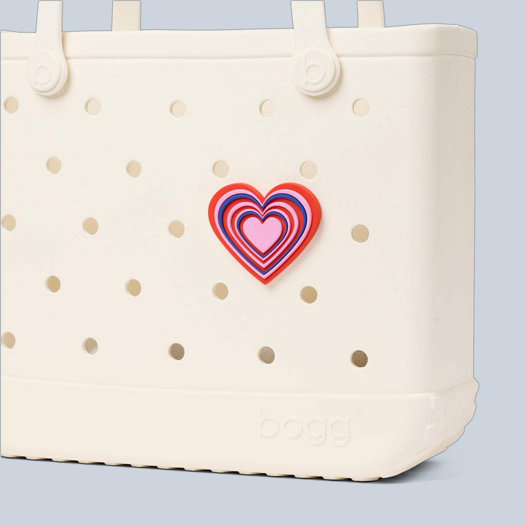 Bogg Bit Layers Of Love Cruise Essentials Travel Tote Oversized Washable with Waterproof Phone Pouch for Pool Days Travel Organizer Vacation Essentials for Women