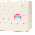 Bogg Bit Rainbow Vacation Essentials Beach Organizer Sandproof Sandproof with Easy Clean Surface for Outdoor Adventures Travel Organizer Vacation Essentials for Women