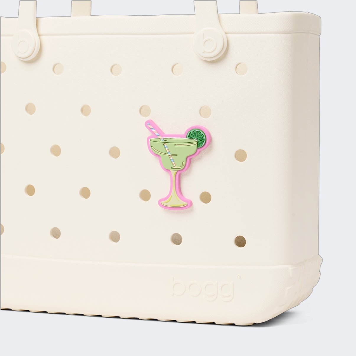 Bogg Bit Lime Margarita Beach Club Waterproof Tote Stylish Multi Purpose Adjustable Shoulder Strap for Cruise Travel