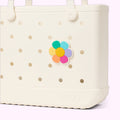 Bogg Bit Flower Power Cruise Essentials Travel Tote Oversized Oversized with Extra Storage Compartments for Picnic Days Travel Organizer Vacation Essentials for Women