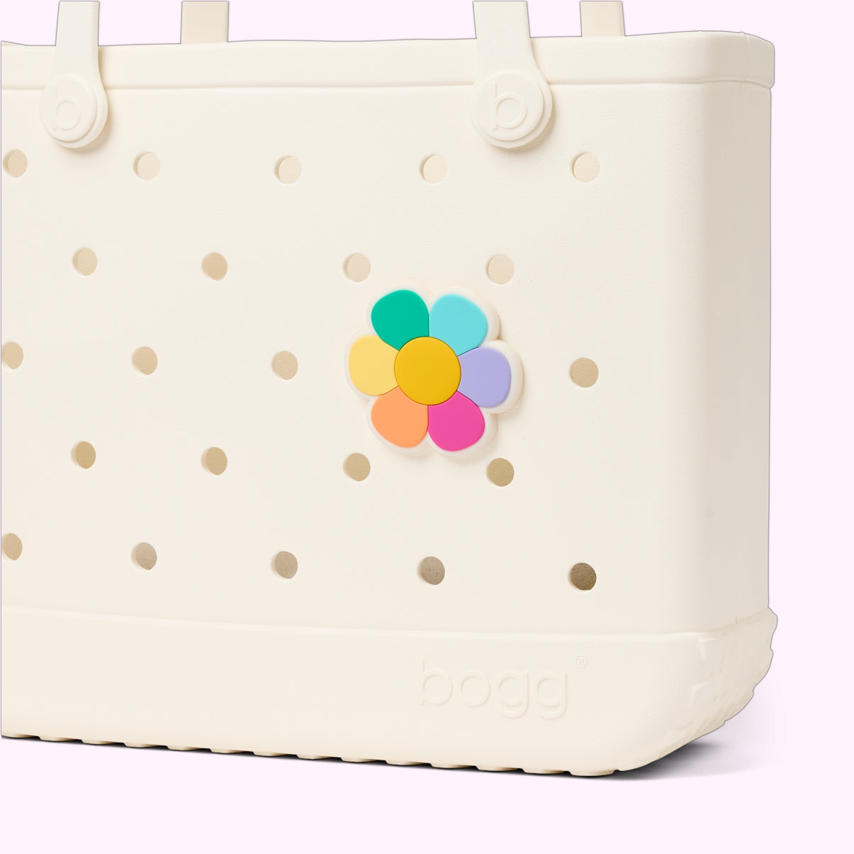 Bogg Bit Flower Power Cruise Essentials Travel Tote Oversized Oversized with Extra Storage Compartments for Picnic Days Travel Organizer Vacation Essentials for Women