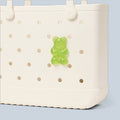 Bogg Bit Lime Gummy Bear Weekend Getaway Beach Bag Waterproof Sandproof with Non Slip Bottom for Lake Adventures Travel Organizer Vacation Essentials for Women
