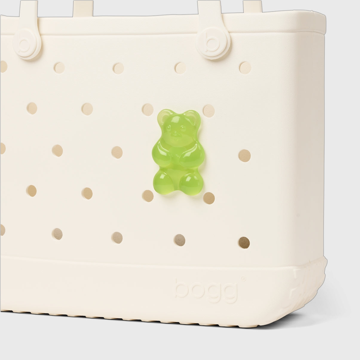 Bogg Bit Lime Gummy Bear Cruise Essentials Travel Tote Durable Washable with Extra Storage Compartments for Boat Trips Travel Organizer Vacation Essentials for Women