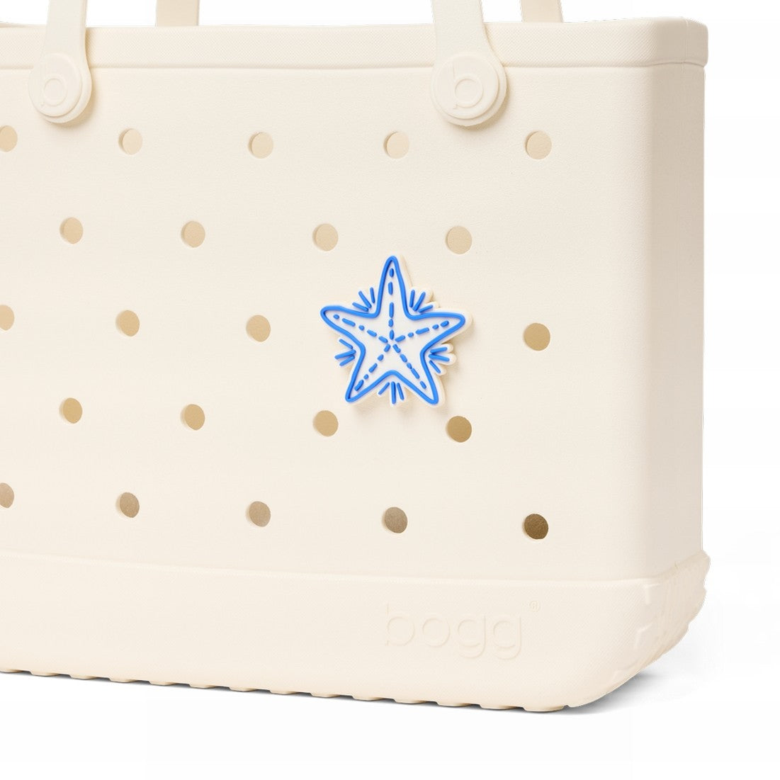 Bogg Bit Blue Starfish Poolside Essentials Organizer Flexible Tip Resistant Non Slip Bottom Design for Pool Activities
