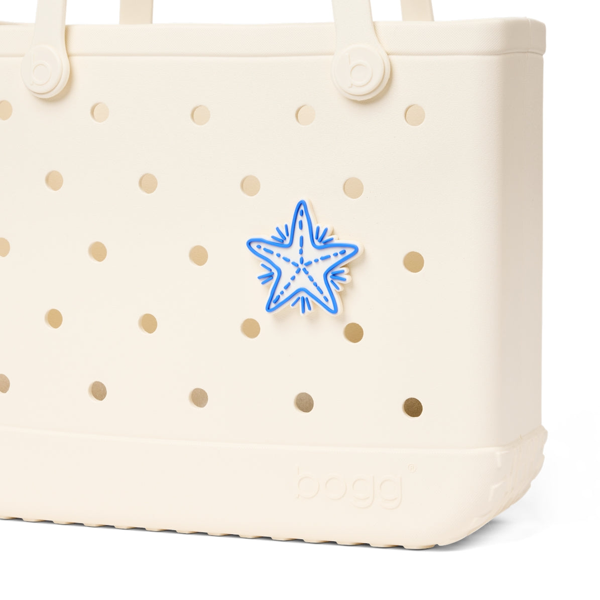 Bogg Bit Blue Starfish Cruise Ship Essentials Tote Lightweight Large Capacity Waterproof Phone Pouch Included for Family Trips