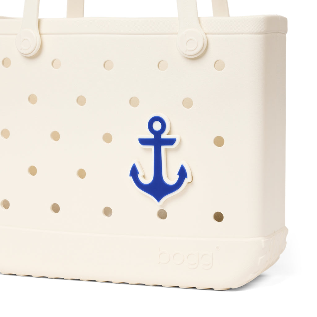 Bogg Bit Mykonos Blue Anchor Marine Adventure Carryall Flexible Travel Friendly Deep Storage Interior for Weekend Travel