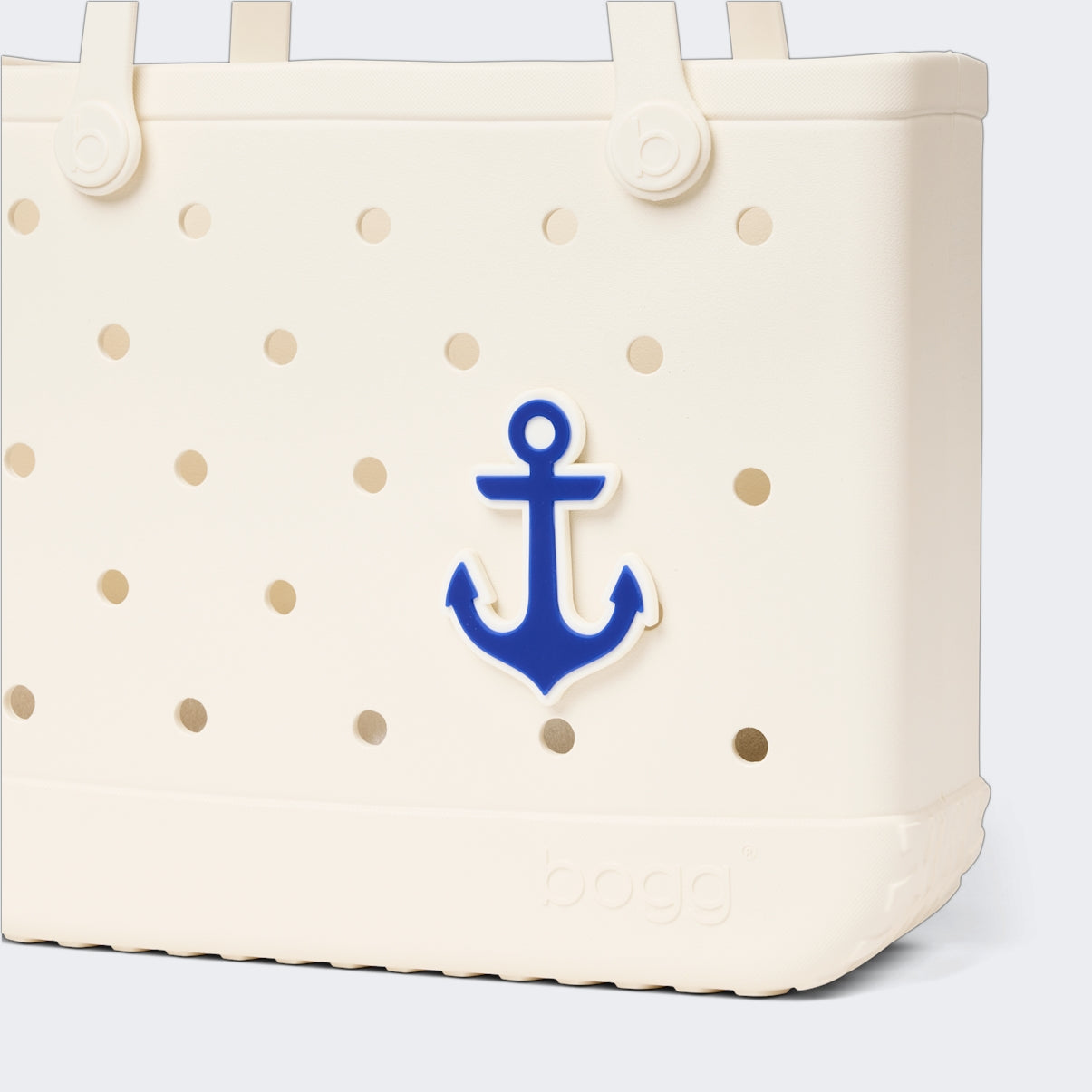 Bogg Bit Mykonos Blue Anchor Family Size Beach Organizer Sandproof Oversized with Non Slip Bottom for Picnic Days Travel Organizer Vacation Essentials for Women