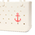 Bogg Bit Capri Coral Anchor Water Activity Organizer Heavy Duty Large Capacity Reinforced Grip Handles for Weekend Travel