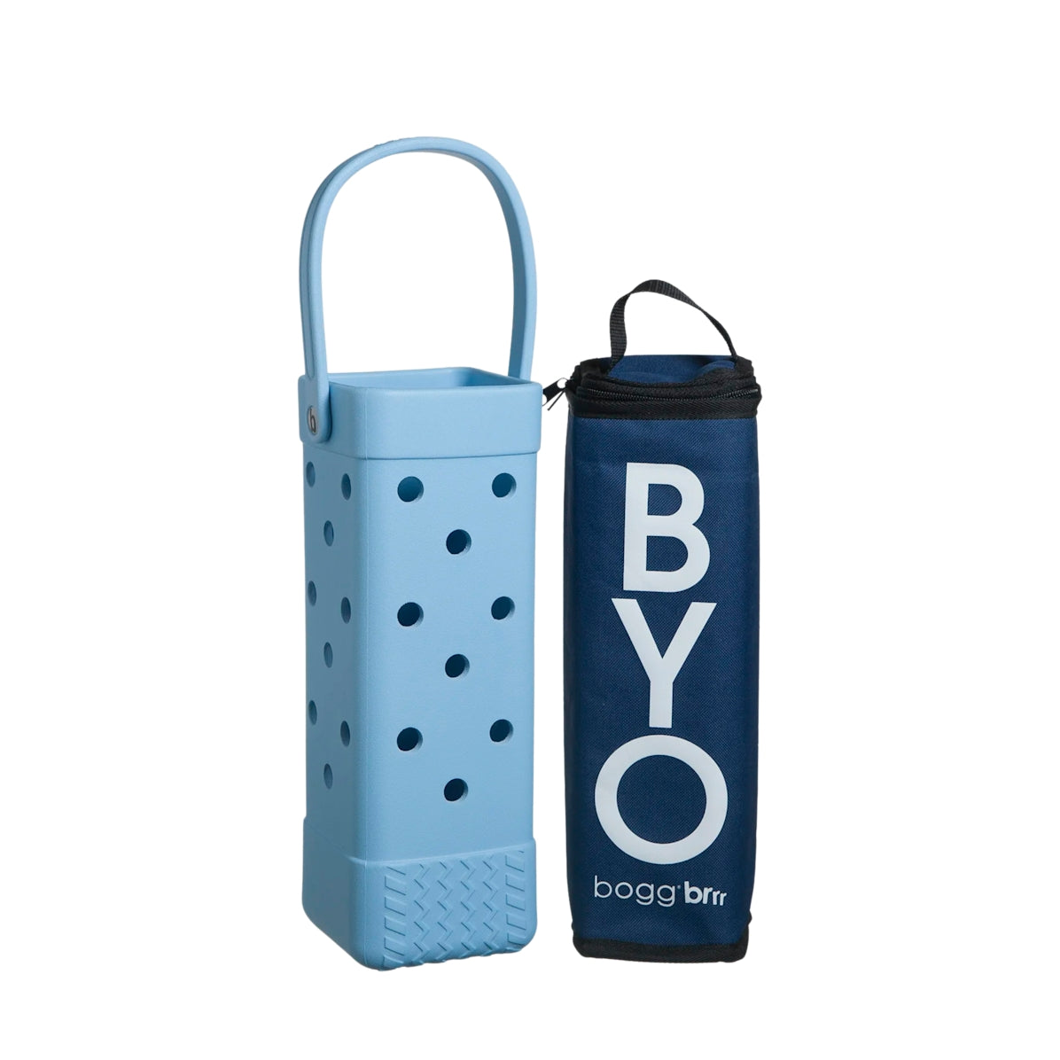 BYO Bogg Brrr Cooler Insert Navy Cruise Essentials Travel Tote Tip Resistant Tip Resistant with Waterproof Phone Pouch for Boat Trips Travel Organizer Vacation Essentials for Women