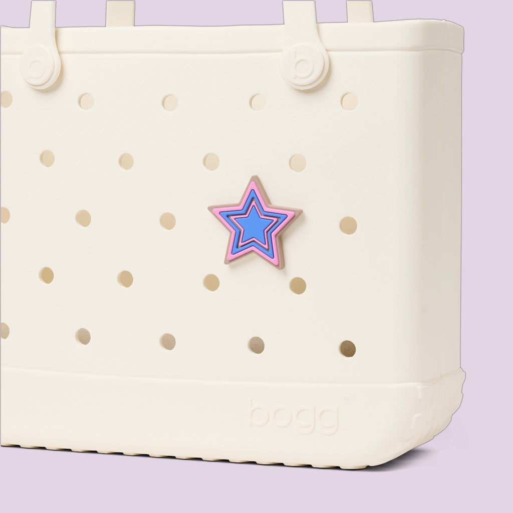 Bogg Bit Star Power Quick Dry Beach Storage Tote Lightweight Sandproof with Extra Storage Compartments for Beach Vacation Travel Organizer Vacation Essentials for Women