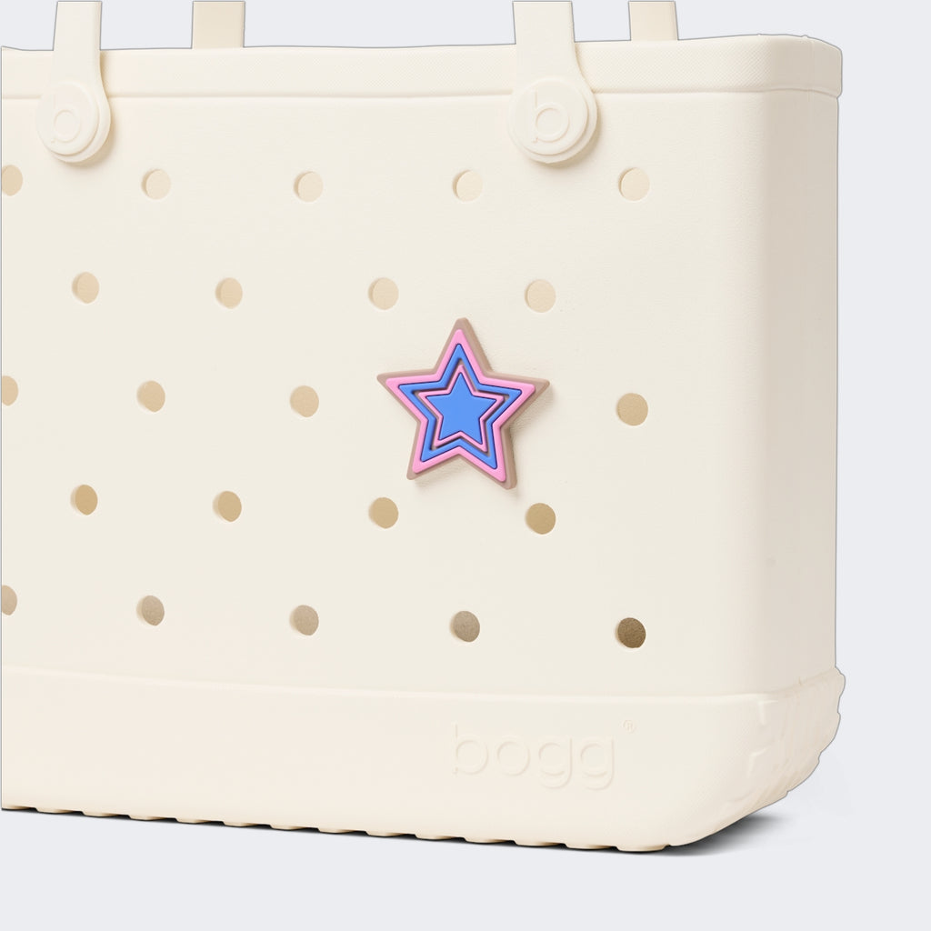 Bogg Bit Star Power Cruise Essentials Travel Tote Travel Friendly Lightweight with Adjustable Shoulder Strap for Family Beach Days Travel Organizer Vacation Essentials for Women