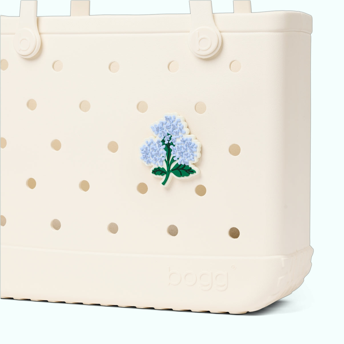 Bogg Bit Blue Hydrangea Tropical Resort Beach Bag Ultra Durable Quick Dry Bonus Cosmetic Bag Included for Women