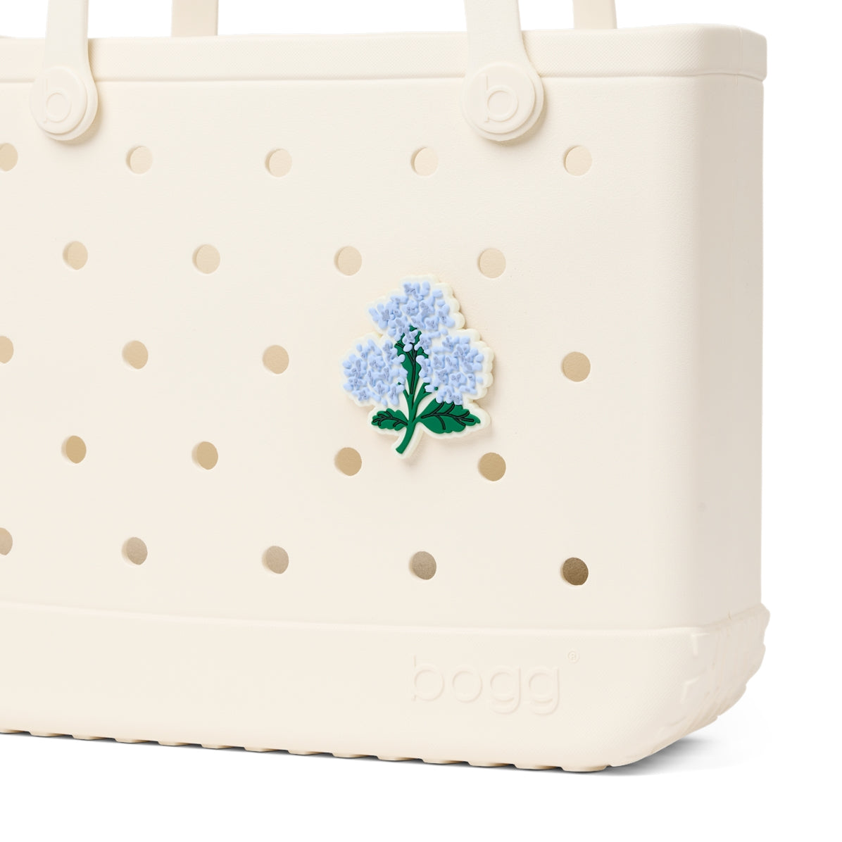 Bogg Bit Blue Hydrangea Outdoor Adventure Pool Tote Sandproof Durable with Easy Clean Surface for Beach Vacation Travel Organizer Vacation Essentials for Women