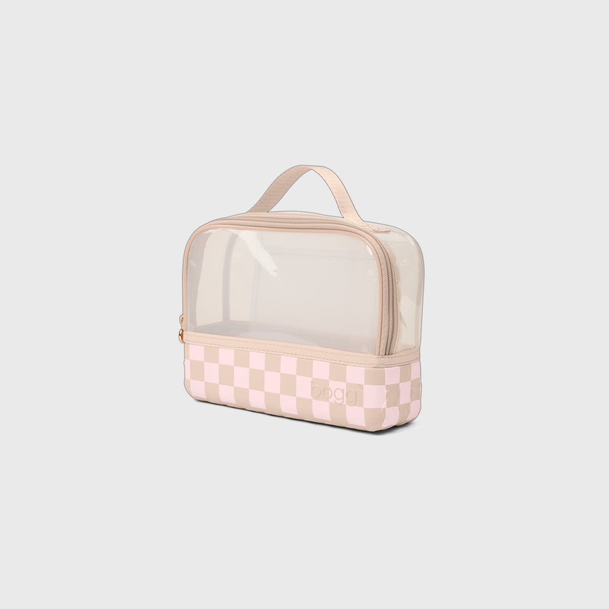 Boggs N' Ends Checkered Linen/ Pink Marshmallow Water Activity Organizer Premium Waterproof Open Top Access Access for Outdoor Sports